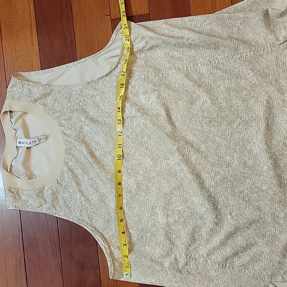 Athleta Zephyr Print High Neck Tank Top - XL - Picture 6 of 10